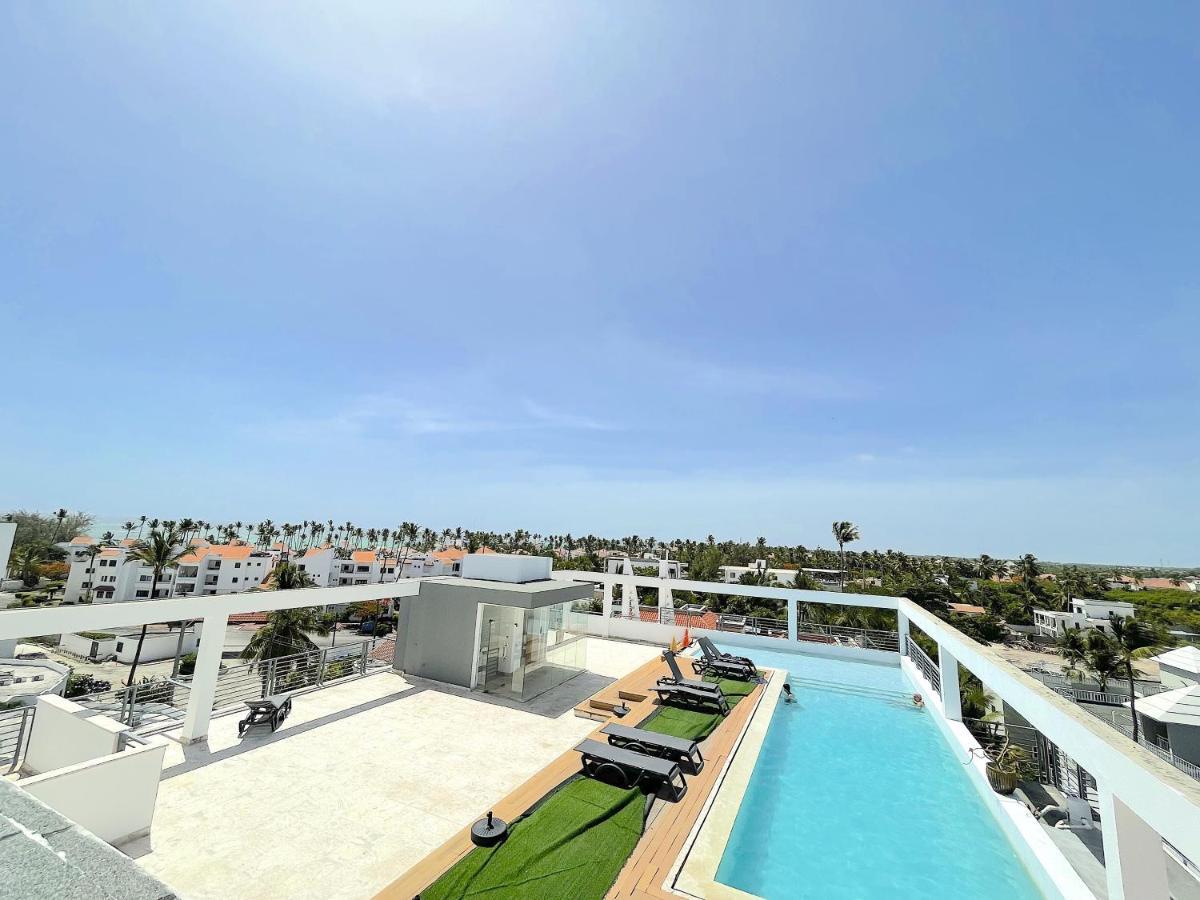 Rooftop Pool Ducassi Studio Suites Deluxe Hotel Beach Club & Spa Punta Cana Esterno foto
