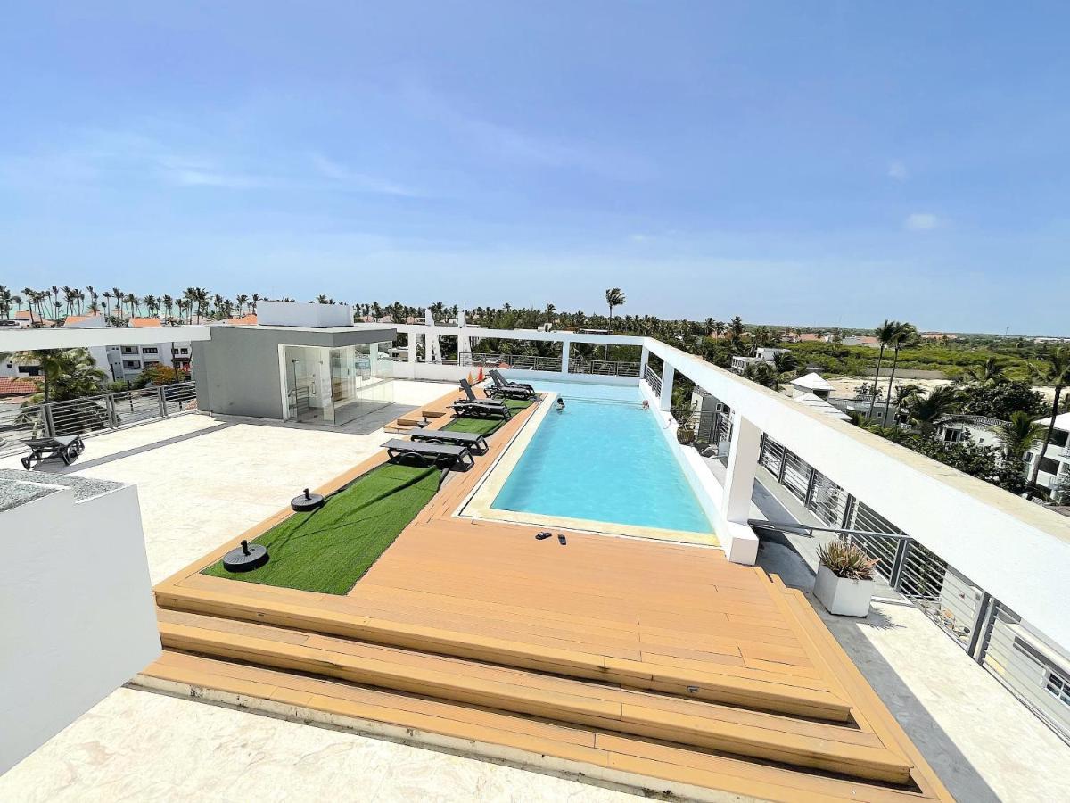 Rooftop Pool Ducassi Studio Suites Deluxe Hotel Beach Club & Spa Punta Cana Esterno foto